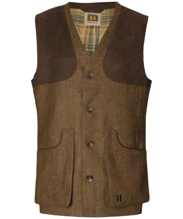 Men's Härkila Kenmore Shooting Tweed Waistcoat - Terragon Brown