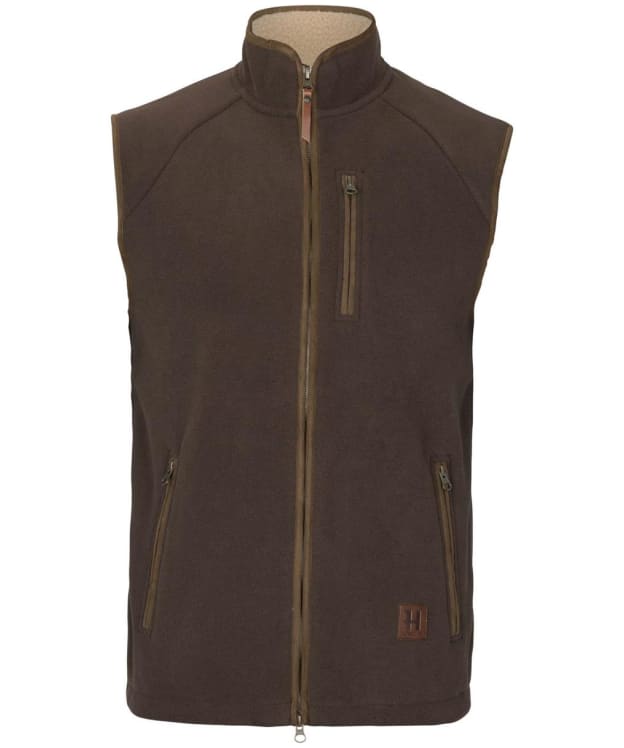 Men's Härkila Sandhem Sherpa Fleece Waistcoat - Demitasse Brown