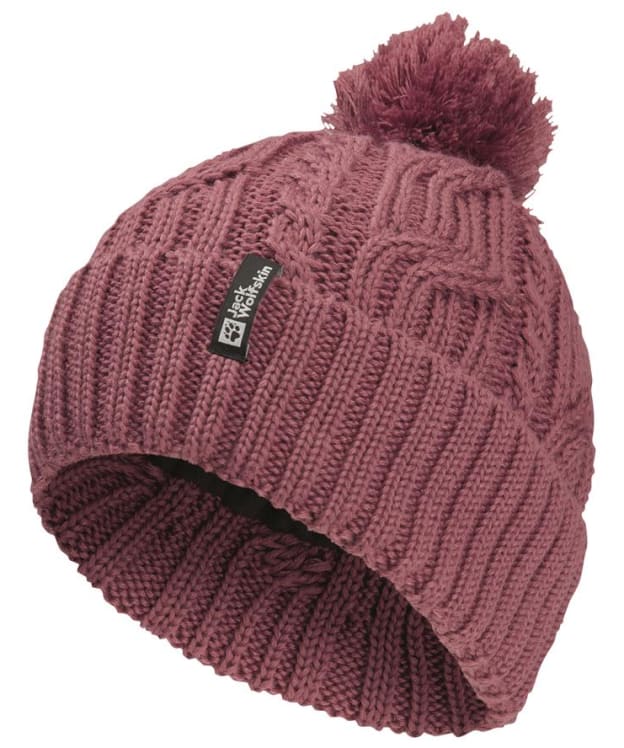 Jack Wolfskin Pompom Beanie - Raisin