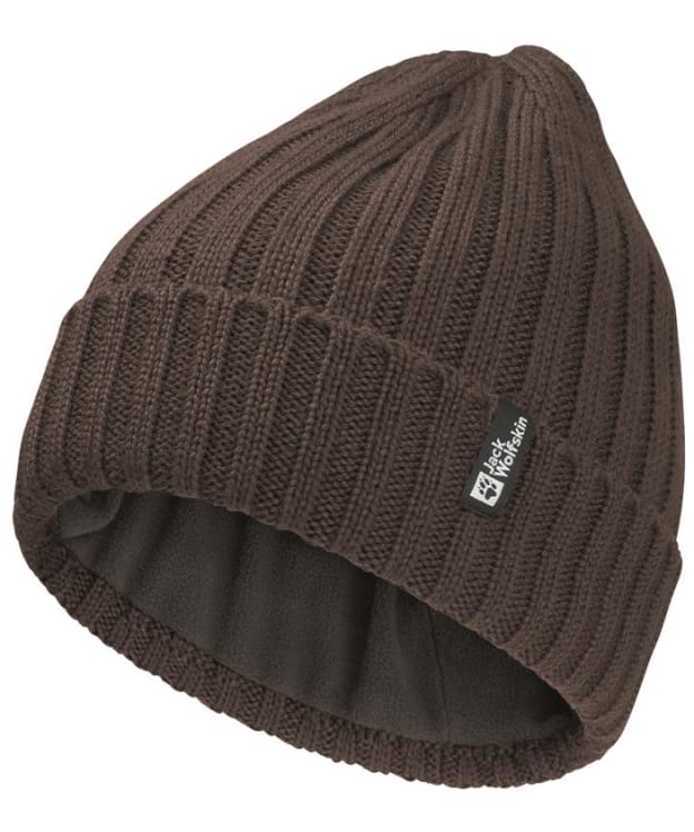 Jack Wolfskin Rib Knit Beanie - Peat