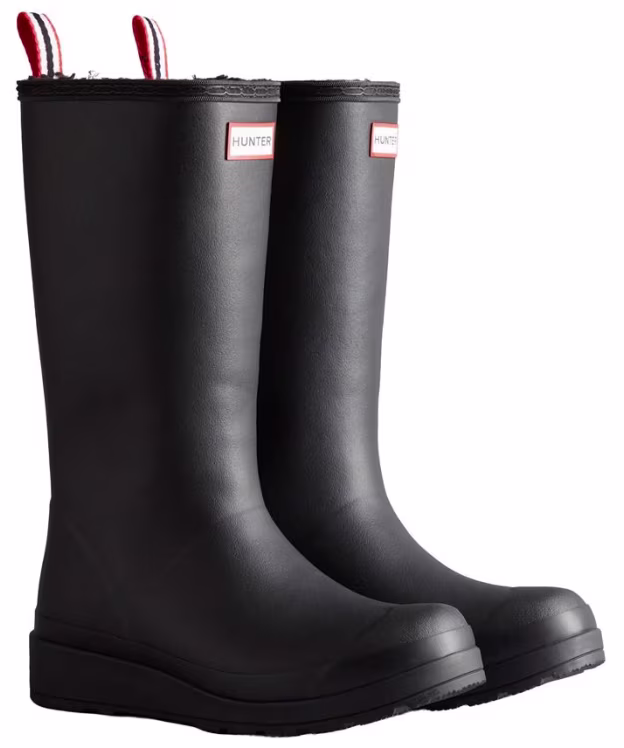 Women's Hunter Play Insulated Tall Wellington Boots - Black