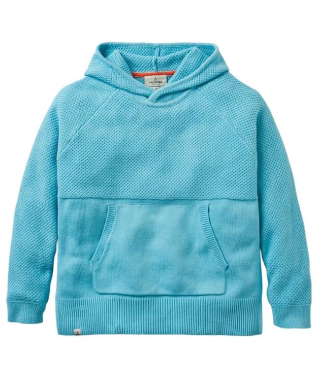 Women's Passenger Clothing Cove 2.0 Organic Cotton Knitted Hoodie - Retro Blue