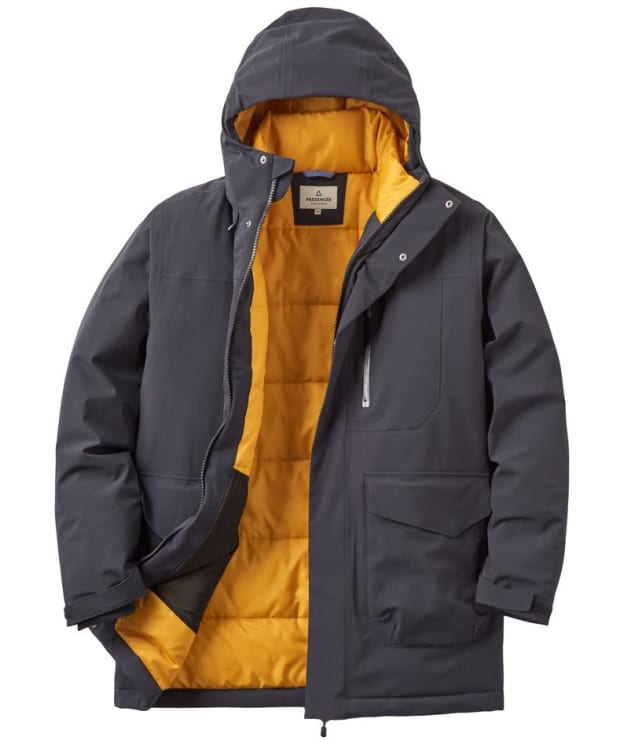 Men's Passenger Clothing Rainier Recycled Waterproof Parka - Black