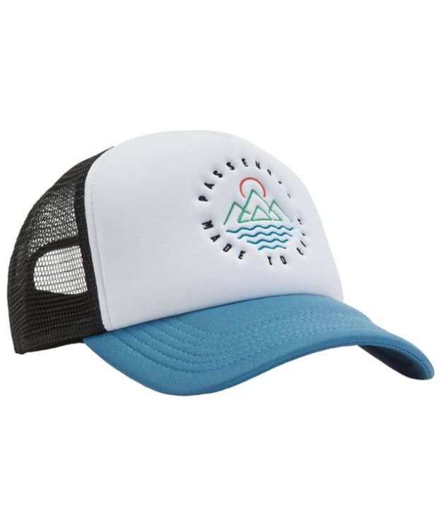 Passenger Clothing Escapism Snapback Trucker Cap - Black / Moonlight Blue