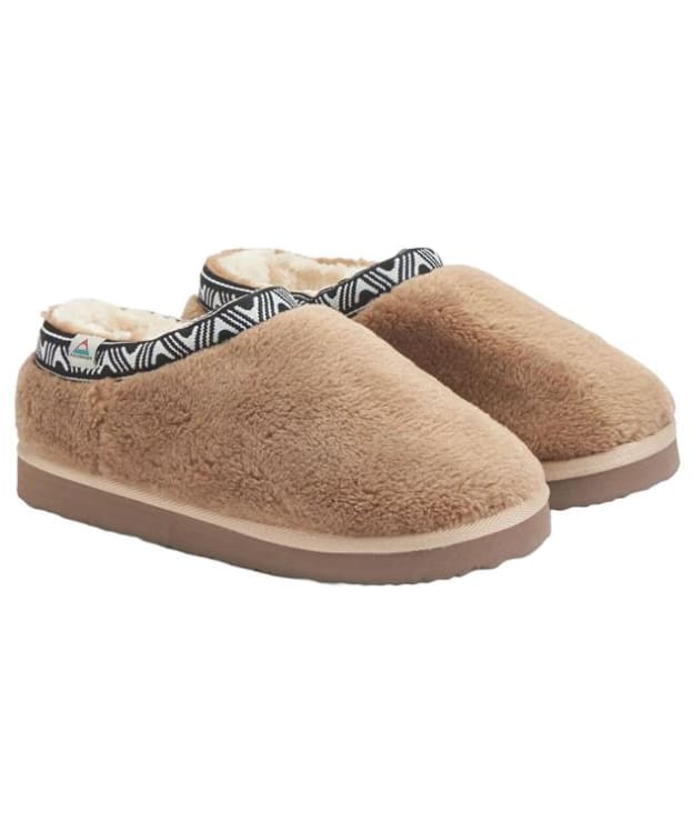 Women's Passenger Clothing Ember Sherpa Fleece Slipper - Biscuit
