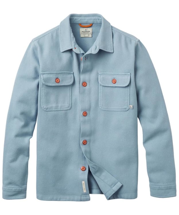 Men's Passenger Clothing Island Heavy Twill Shirt - Faded Denim