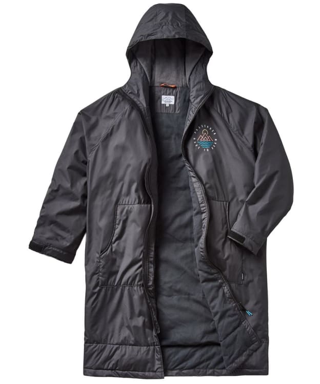 Passenger Clothing Escapism Recycled Towel Lined Changing Robe - Black