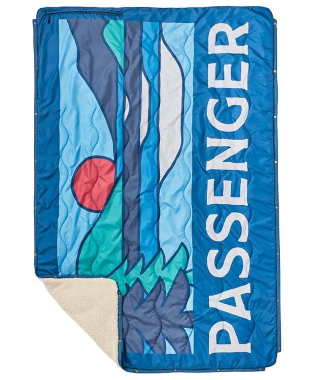 Passenger Clothing Cabin Recycled Sherpa Blanket - Dark Denim