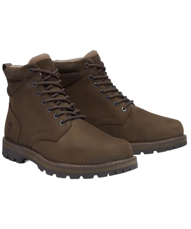 Men's Timberland Britton Road Waterproof Boots - Dark Brown Nubuck