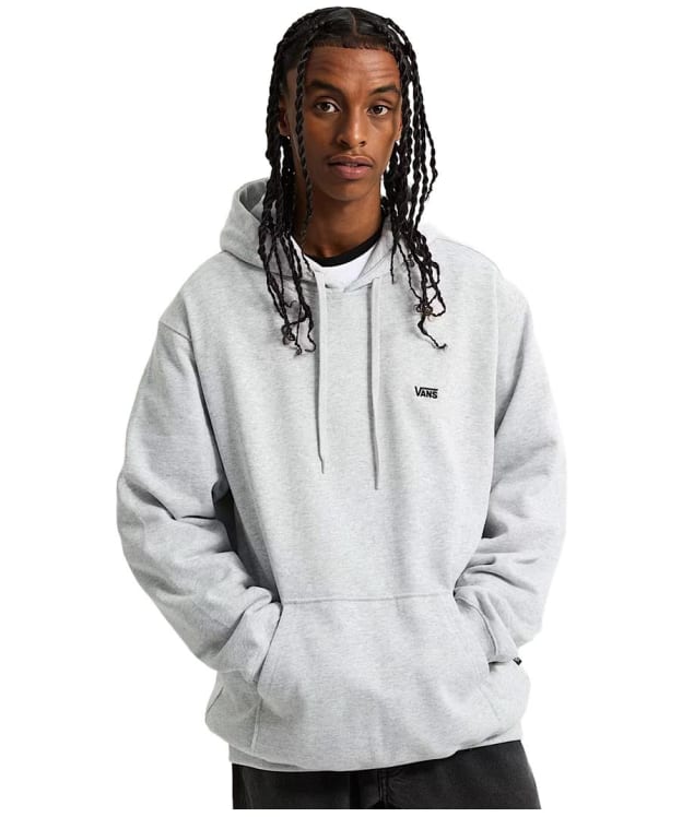 Men's Vans Left Chest Pull Over Hoodie - Light Grey Heather