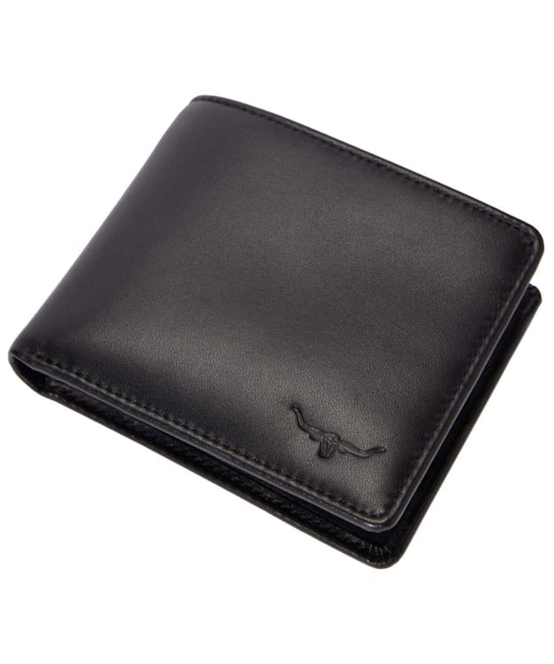 Men's R.M. Williams Trifold Leather Wallet - Black