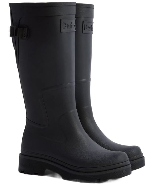 Women's Barbour Emilie Tall Wellingtons - Black