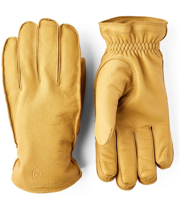 Men's Hestra Jon Leather Gloves - Tan