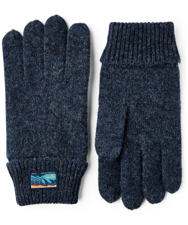 Men's Hestra Raggwool Gloves - Navy