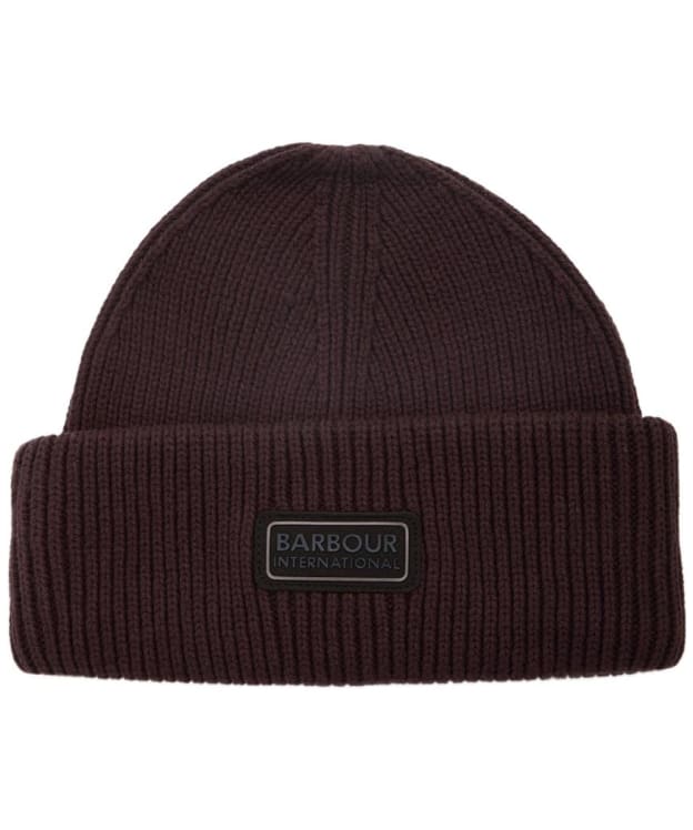 Men's Barbour International Craywell Beanie Hat - Dark Oak
