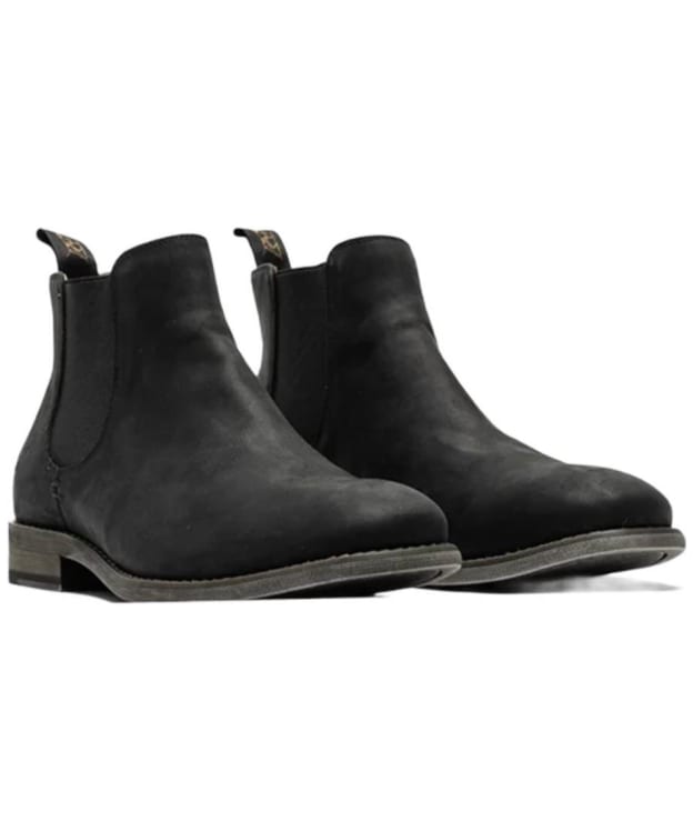Men's Rodd & Gunn Ealing Oiled Leather Chelsea Boots - Nero