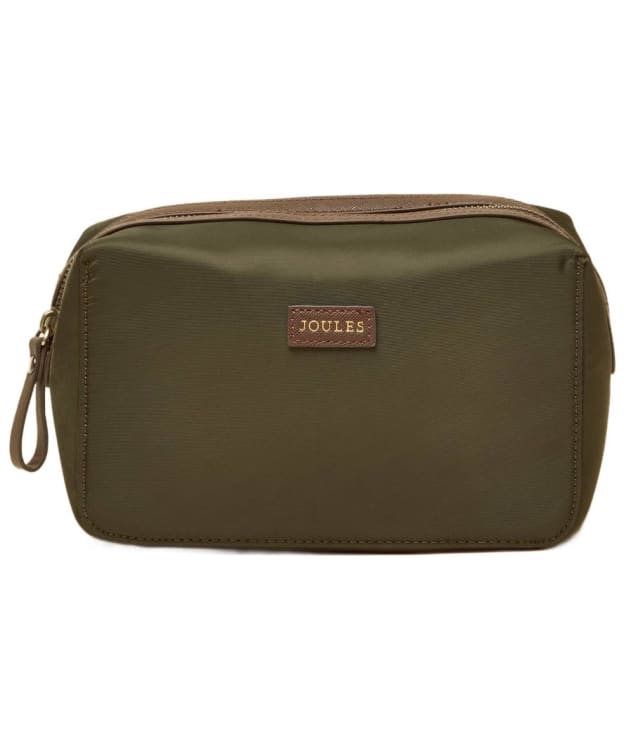 Women's Joules Edie Cosmetic Bag - Khaki Green