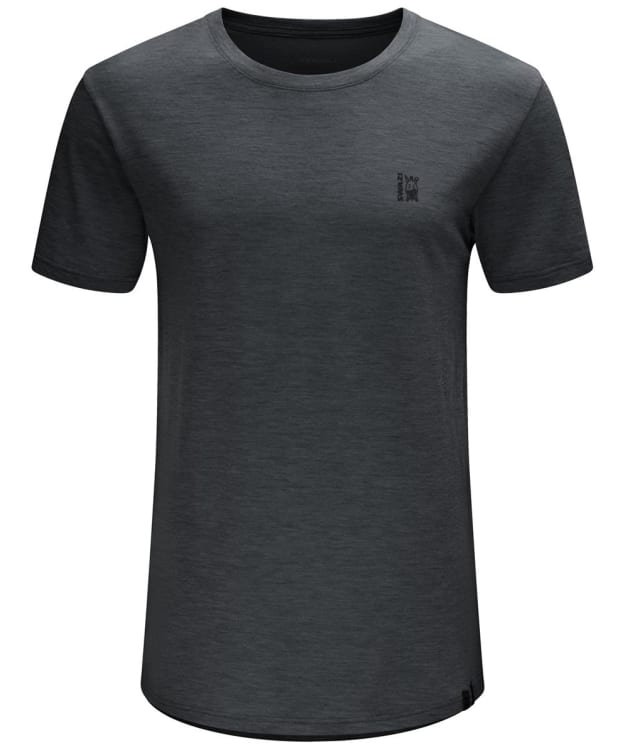 Men's Swazi Hoodoo Short Sleeve Merino Base Layer Top - Iron Sand