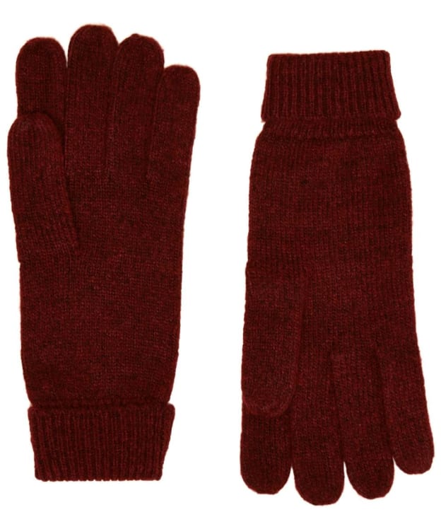 Women's Joules Rosa Gloves - Berry Red