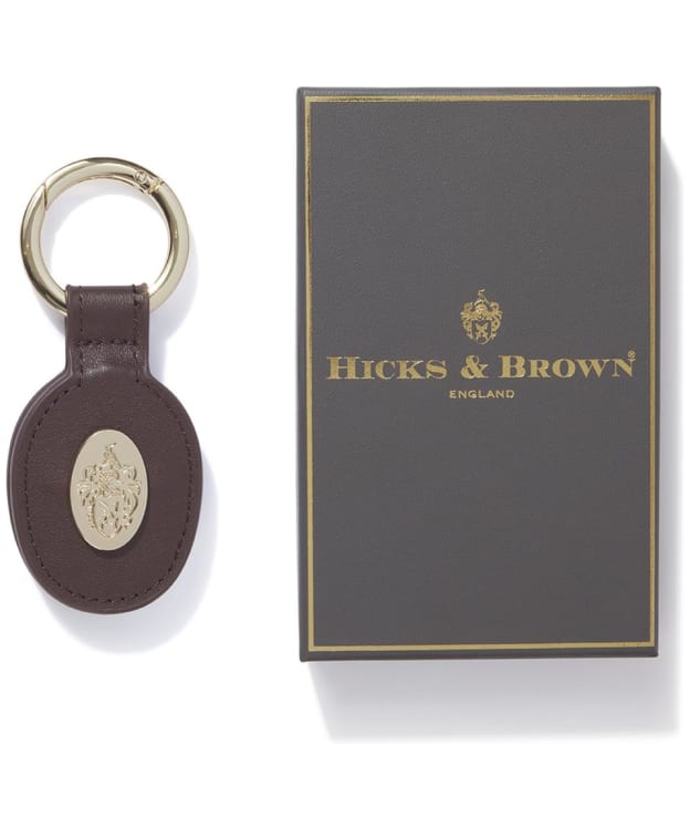 Women's Hicks & Brown Leather Hat Clip - Brown