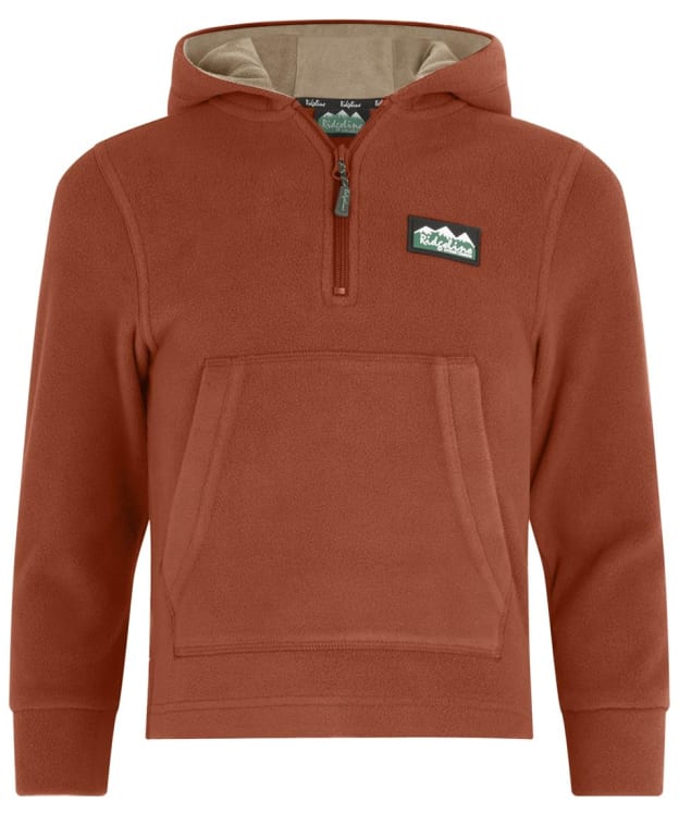 Kids' Ridgeline Ballistic Long Sleeved Fleece Hoodie - Russet