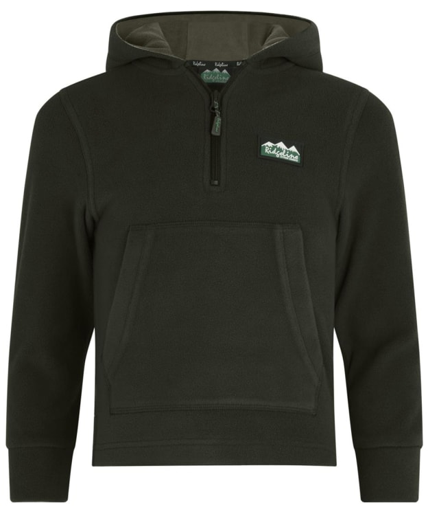 Kids' Ridgeline Ballistic Long Sleeved Fleece Hoodie - Deep Forest