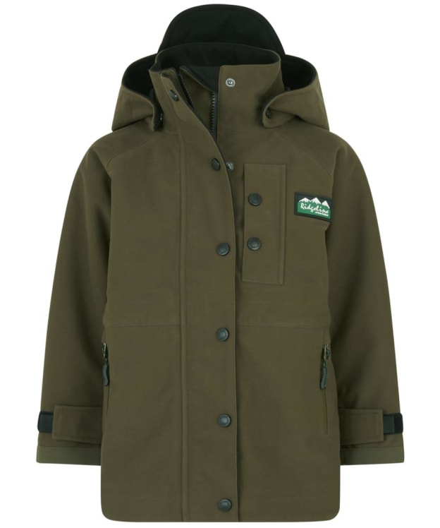 Kids' Ridgeline Monsoon Classic Waterproof, Windproof, Breathable Jacket - Teak