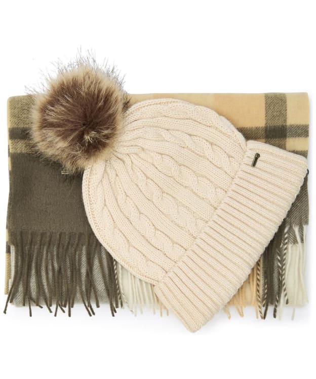Women’s Dubarry Foley Hat and Scarf Gift Set - Dusky Green