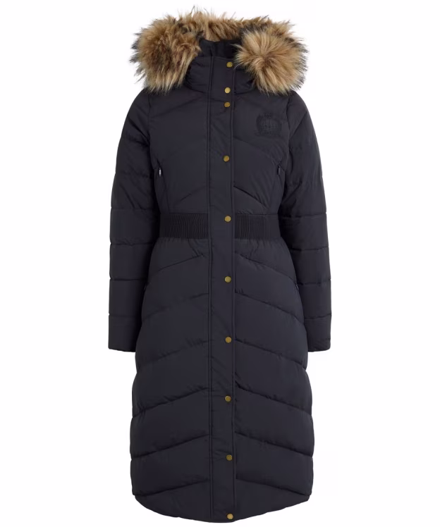 Women's Fairfax & Favor Lexi Longline Padded Coat - Navy