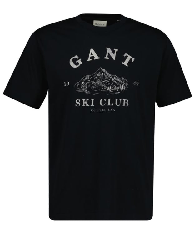 Men's GANT Graphic Short Sleeve T-Shirt - Black