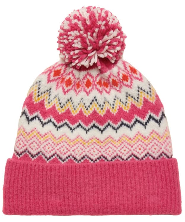 Women's Joules Kara Bobble hat - Pink