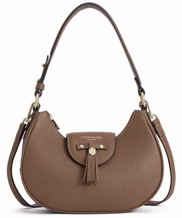 Women's Fairfax & Favor Windsor Shoulder Bag - Tan