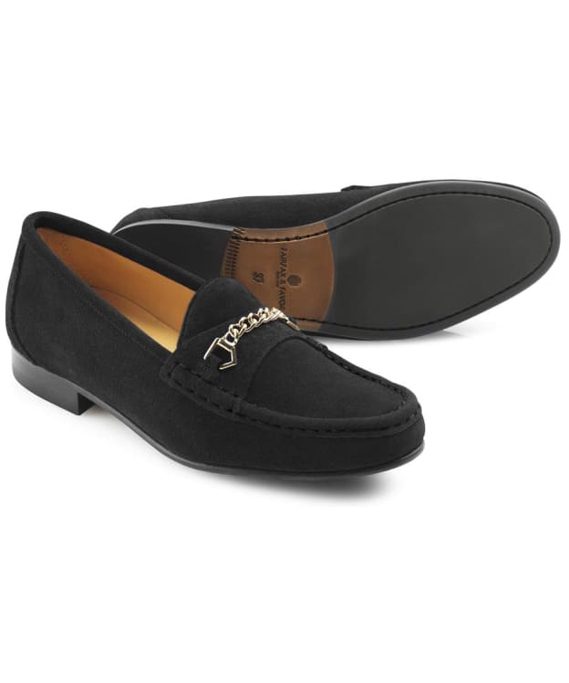 Women's Fairfax & Favor Apsley Loafers - Black