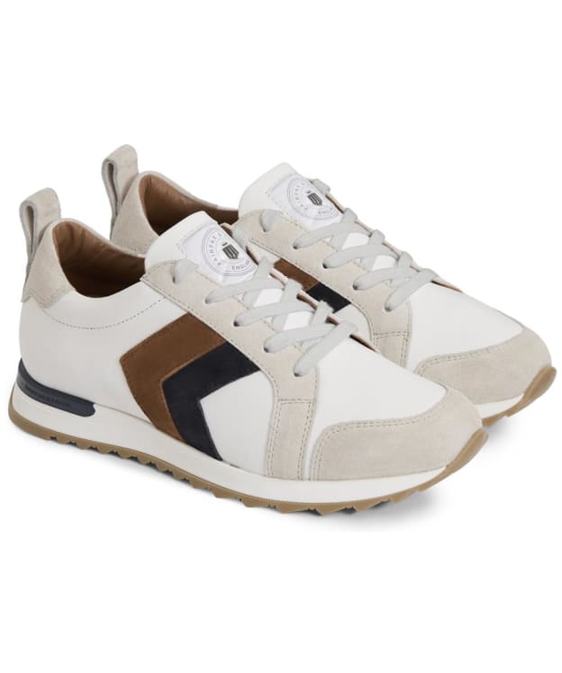 Women's Fairfax & Favor Xandra Trainers - Tan / Navy