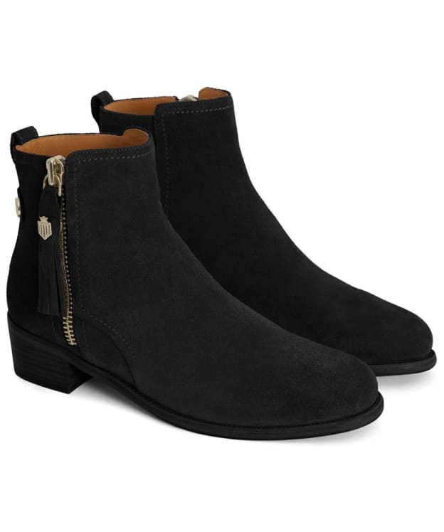 Women's Fairfax & Favor Flat Oakham Ankle Boots - Black