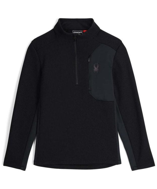 Men's Spyder Bandit 1/2 Zip Fleece - Black
