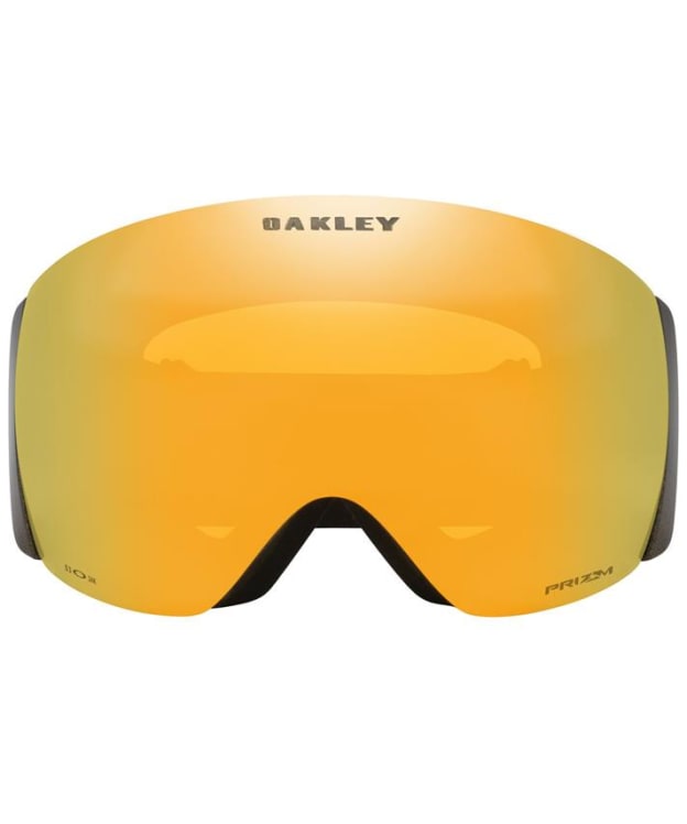 Oakley Flight Deck Pro L 50th Aniversary Snow Goggles - Prizm 24K & Prizm  Iced Iridium Lenses - Metallic Black / Gold