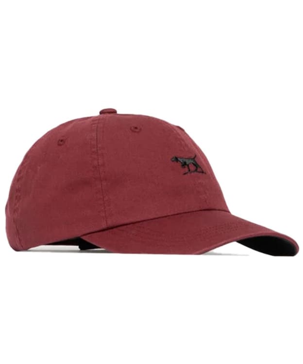Rodd & Gunn Twill Cotton Cap - Burgundy Black