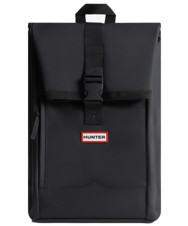 Hunter Pentallen Roll Top Clip Backpack - Black