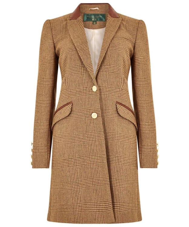 Women’s Holland Cooper Kempton Long Tweed Coat - Tawny