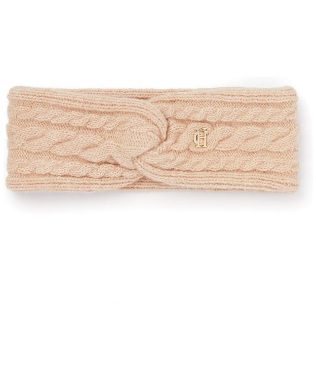 Women's Holland Cooper Cortina Cable Knit Headband - Camel