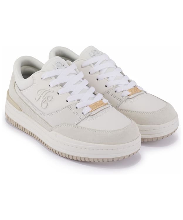 Women's Holland Cooper Retro Trainer - Off White