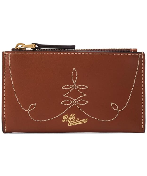 Women's R.M. Williams Eden Stitched Leather Cardholder - Tan