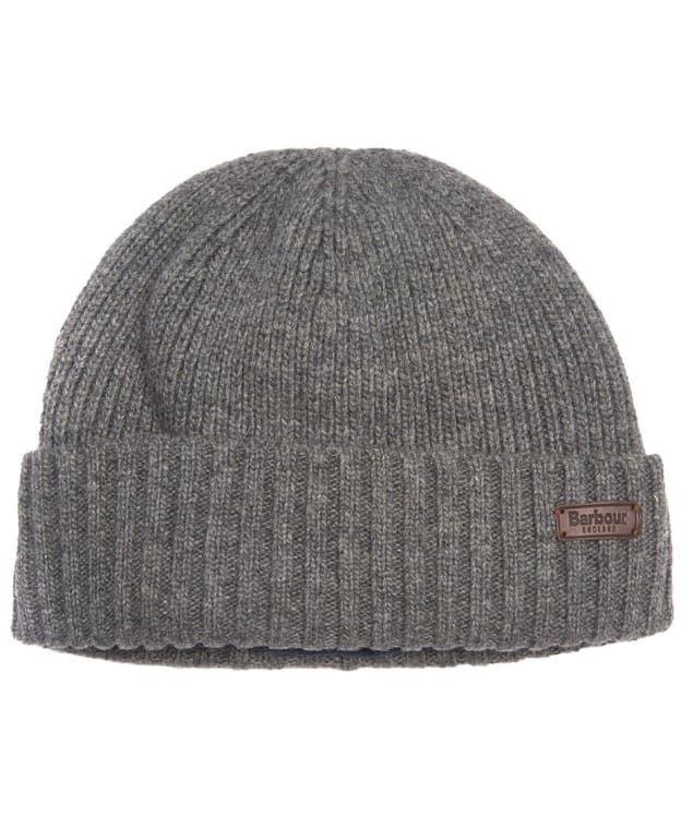 Men's Barbour Carlton Beanie Hat - Grey