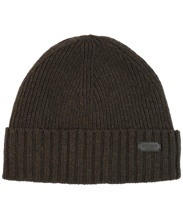 Men's Barbour Carlton Beanie Hat - Mid Brown