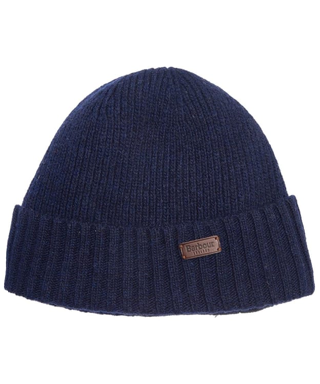 Men's Barbour Carlton Beanie Hat - Navy