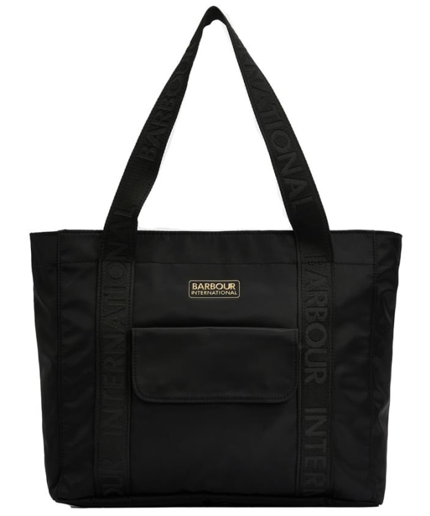 Women's Barbour International Qualify Tote Bag - Black
