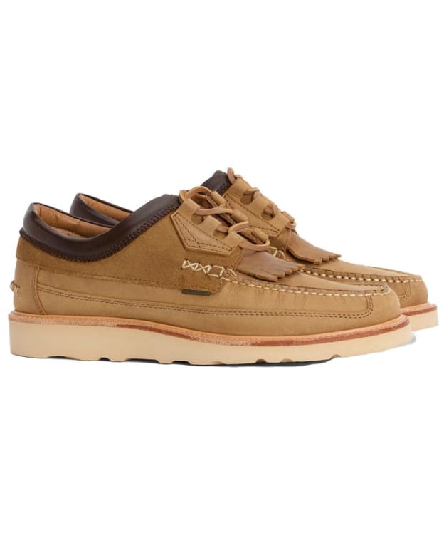 Men's Barbour Grindon Moccasins - Light Tan / Choc