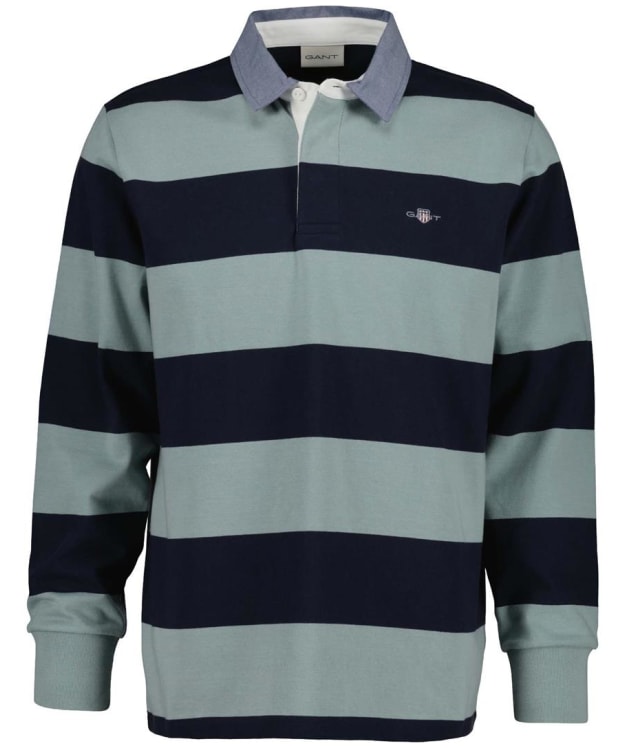 Men's GANT Regular Fit Chambray Stripe Heavy Rugger - Ceramic Grey