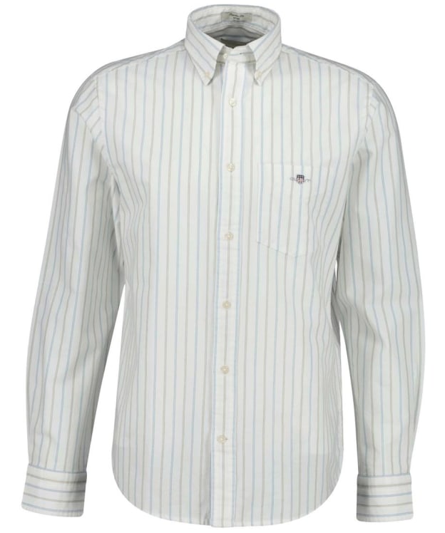 Men's GANT Regular Fit Classic Oxford Stripe Shirt - White